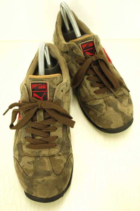 PUMA （プーマ） カモ柄スウェードローカットスニーカー メンズ シューズ