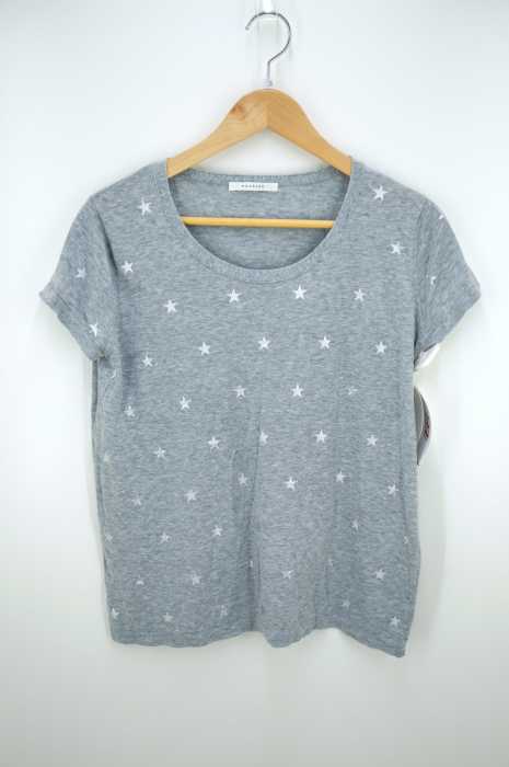 MACPHEE (マカフィー) コットンニット スタープリントTシャツ レディース トップス