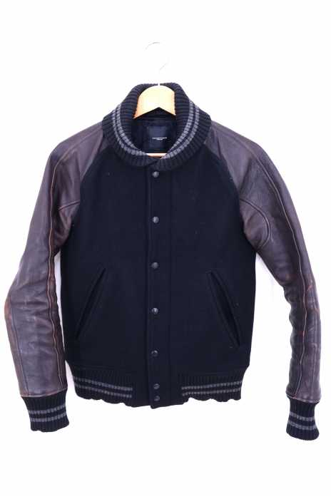 ACANTHUS(アカンサス) studium jkt 袖レザー切替 スタジアムジャケット メンズ アウター