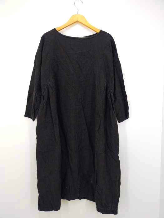 nest Robe(ネストローブ) リネン バックボタン ワンピース レディース ワンピース