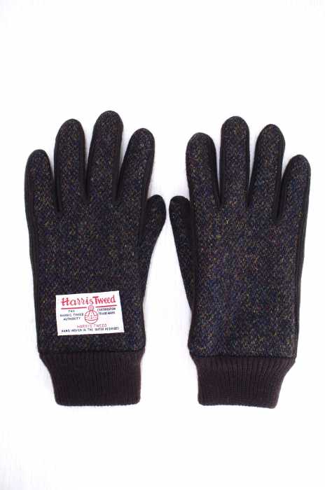 Harris Tweed（ハリスツイード） ツイード切替手袋 レディース ファッション雑貨
