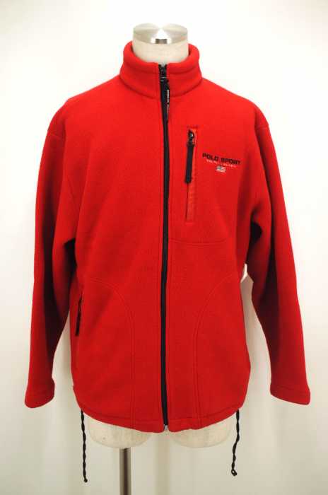 POLO SPORT RALPH LAUREN (ポロスポーツラルフローレン) モックネック胸ロゴフリースジャケット メンズ アウター