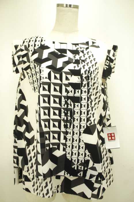 MOGA （モガ） Geometric pattern ブラウス レディース トップス