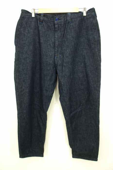 PORTER CLASSIC（ポータークラシック） FORMAL DENIM PANTS 2018  BLUE メンズ パンツ