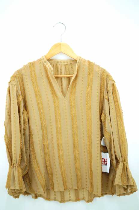 Ray BEAMS (レイビームス) シシュウ シフォン バルーンスリーブ ブラウス レディース トップス