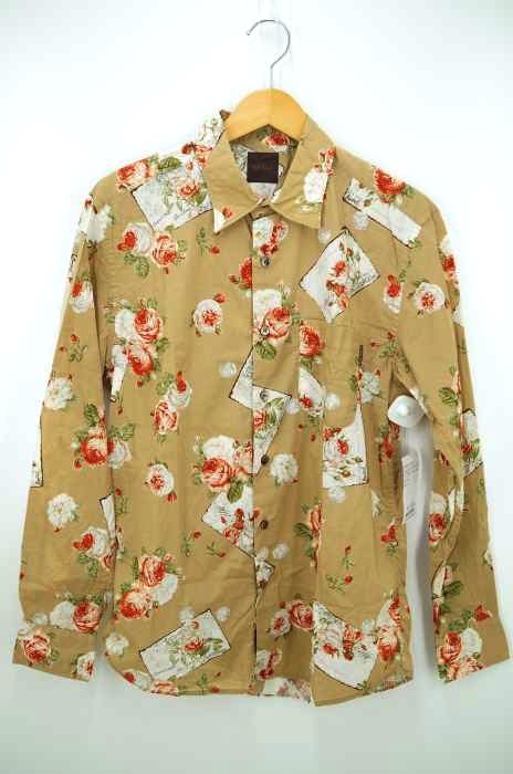 Karl Helmut（カールヘルム） ローズ柄  ボタンダウンシャツ メンズ トップス