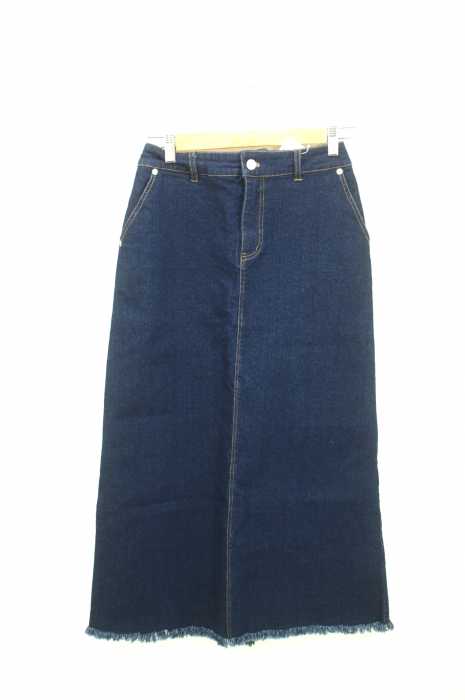 Te chichi TERRASSE （テチチ） ストレッチデニムカットオフロングスカート レディース スカート