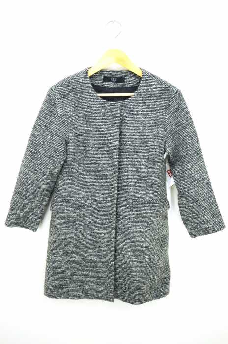 tibi（ティビ） ノーカラーウールコート レディース アウター