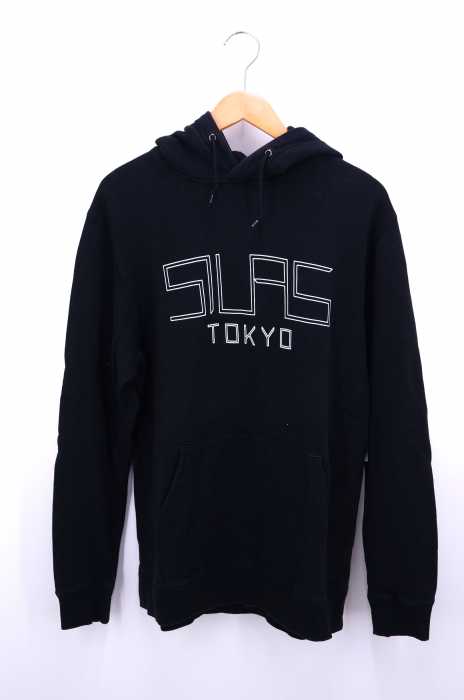 SILAS（サイラス） ロゴプリント プルオーバーパーカー メンズ トップス