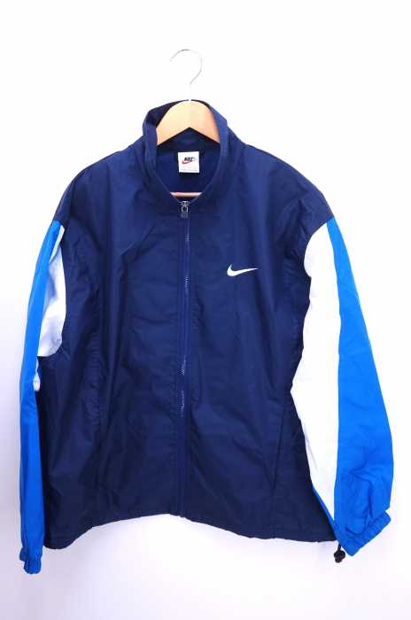 NIKE （ナイキ） 90s 銀タグ スウォッシュロゴプリント ナイロントラックジャケット メンズ アウター