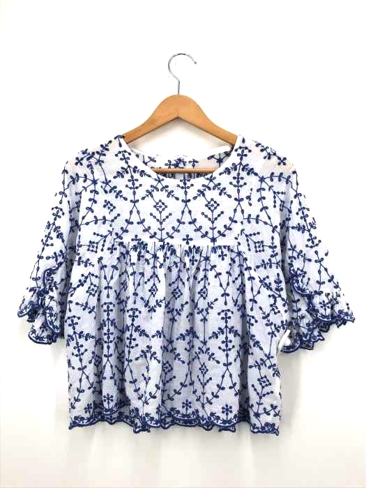 ZARA trafaluc(ザラトラファルック) 総柄ブラウス レディース トップス