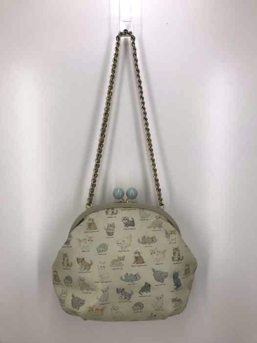 franche lippee（フランシュリッペ） チェーンハンドバッグ　猫柄 レディース バッグ