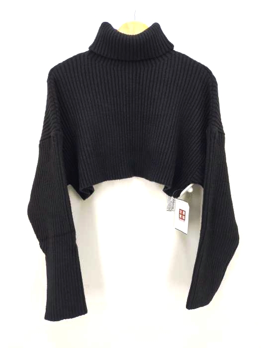 ZARA（ザラ） リブ地クロップド丈セーター レディース トップス