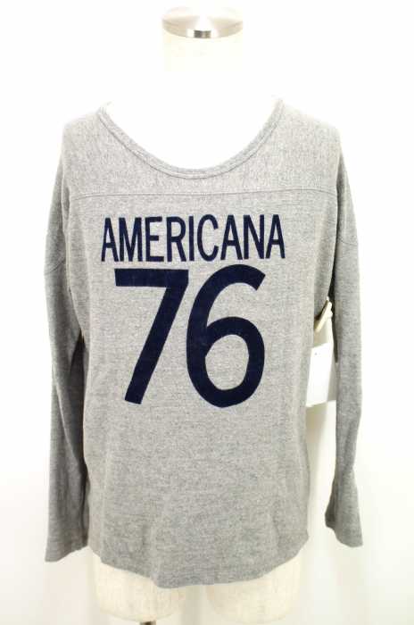Americana （アメリカーナ） フロッキーナンバリングカットソー レディース トップス