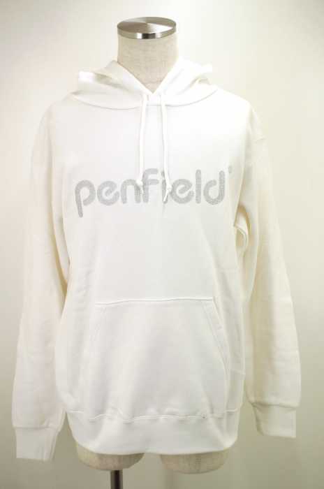 Penfield×AZIONE×LHP （ペンフィールド×アジオネ×エルエイチピー） Pullover Hoodie ラメロゴプルオーバーパーカー メンズ トップス