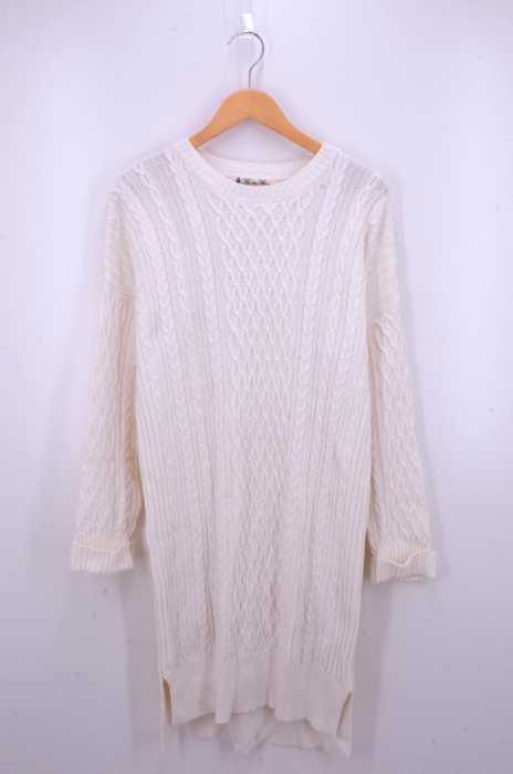 nano universe The 1st Floor（ナノユニバースザファーストフロアー） ケーブルニットマキシワンピース レディース ワンピース