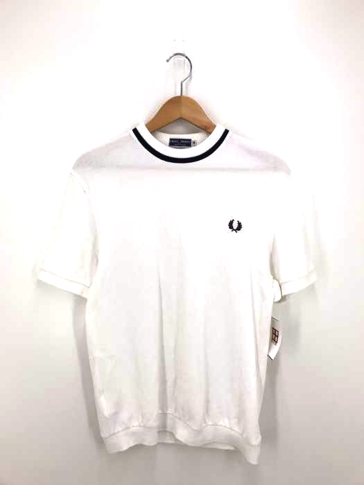 FRED PERRY（フレッドペリー） クルーネック鹿の子Tシャツ メンズ トップス