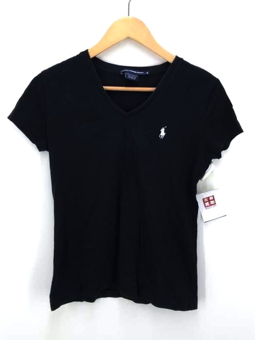 RALPH LAUREN SPORT（ラルフローレンスポーツ） ロゴ刺繍 Vネックカットソー レディース トップス