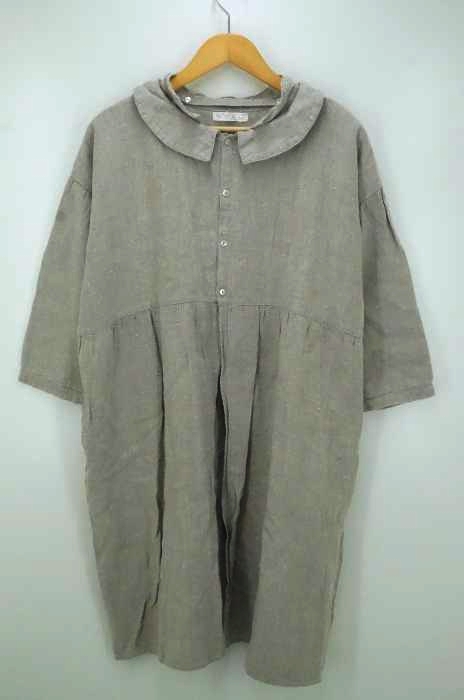 fog linen work(フォグリネンワーク) ネップ シャツワンピース レディース ワンピース