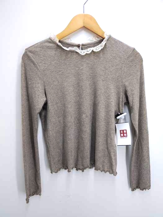 franche lippee（フランシュリッペ） レースカラー ニットセーター レディース トップス