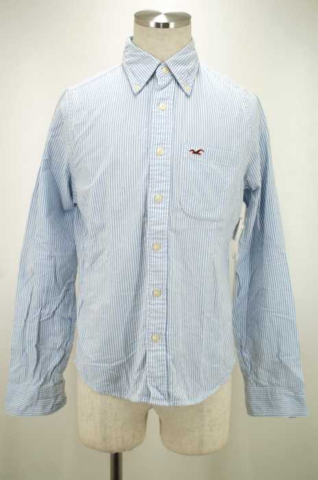 Hollister （ホリスター） ストライプボタンダウンシャツ メンズ トップス