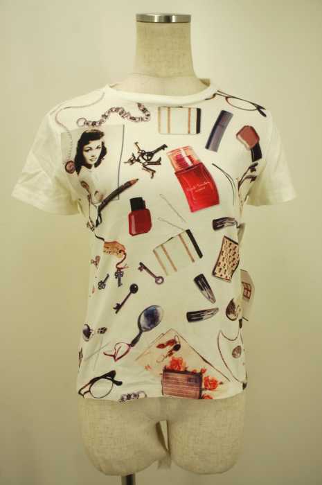 Paul Smith BLACK （ポールスミスブラック） 総柄プリントTシャツ レディース トップス