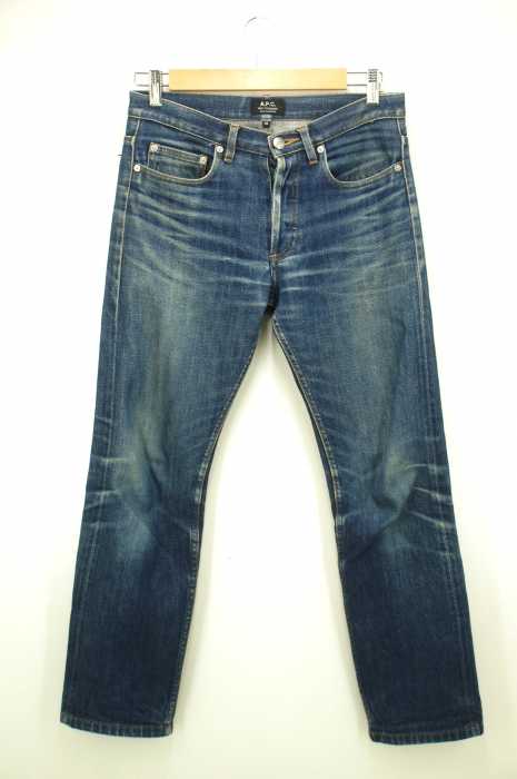 A.P.C. （アー・ペー・セー） USED加工 セルビッチ ボタンフライ メンズ パンツ