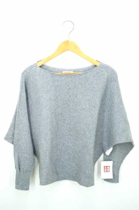 le.coeur blanc（ルクールブラン） 17AW 横リブドルマンスリーブニット レディース トップス