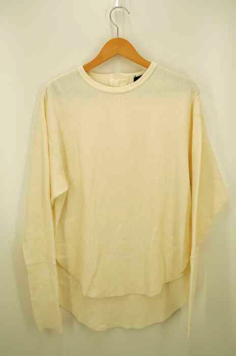 w closet（ダブルクローゼット） バックヘンリーネックワッフルサーマルカットソー レディース トップス