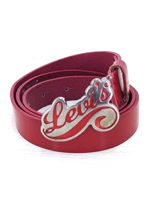 Levis（リーバイス） ロゴレザーベルト メンズ ファッション雑貨