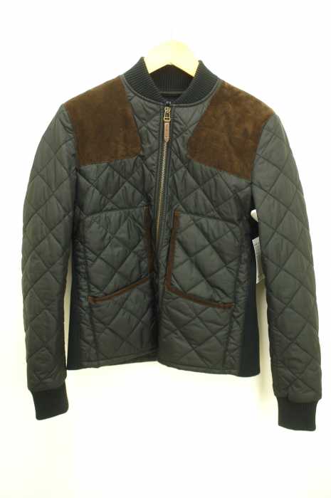 RALPH LAUREN (ラルフローレン) レザー使い 中綿MA-1 レディース アウター