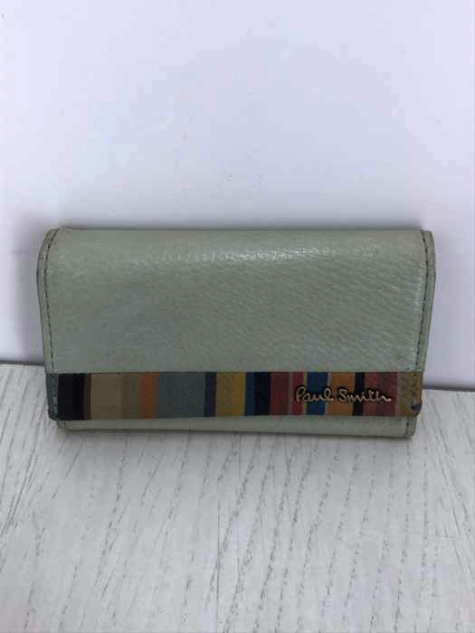 Paul Smith（ポールスミス） マルチストライプ レザー キーケース レディース 財布・ケース