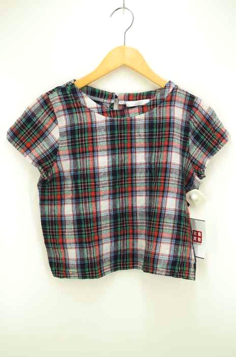 whos who Chico（フーズフーチコ） チェックTシャツ レディース トップス