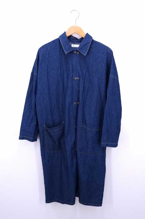 USED古着  （ユーズドフルギ） ダンガリーデニム ワークコート レディース アウター