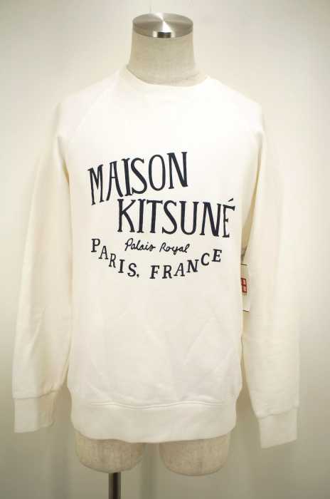 MAISON KITSUNE (メゾンキツネ) SWEAT PARIS ROYAL クルーネックスウェットトップス メンズ トップス