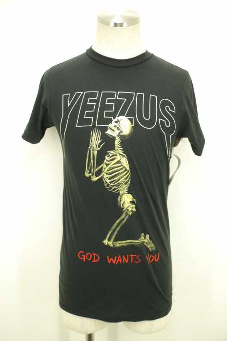 YEEZUS （イーザス） GOD WANTS YOU スカルプリントツアーTシャツ メンズ トップス