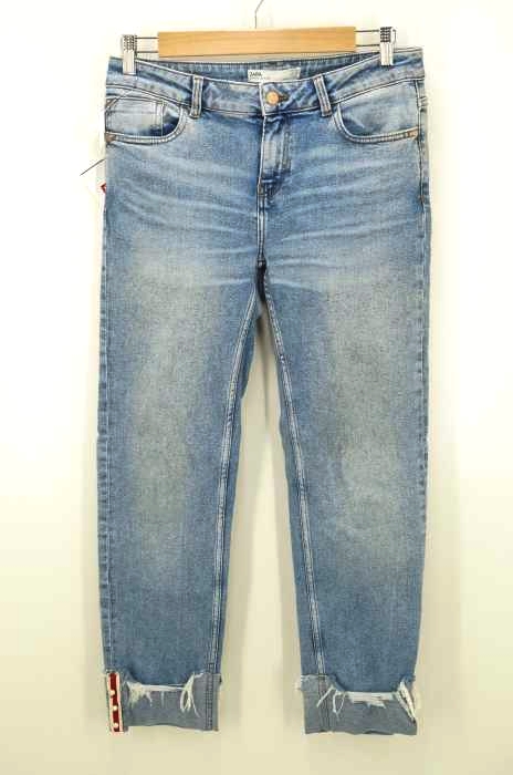 ZARA（ザラ） Z1975 DENIM ウォッシュ加工デニムパンツ レディース パンツ