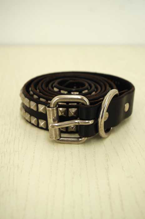 BEAMS （ビームス） EDUARDO LEATHER FACTORY スタッズベルト メンズ ファッション雑貨