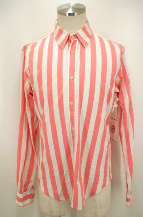 SHIRTINGS by J.SABATINO （ジェイサバティーノ） ストライプボタンシャツ メンズ トップス