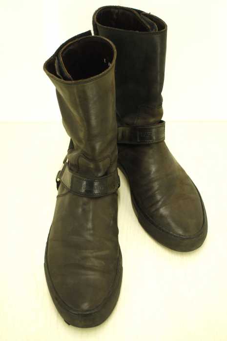 RAF SIMONS (ラフシモンズ) 2010AW Leather Velcro Boots エンジニアシューズ メンズ シューズ
