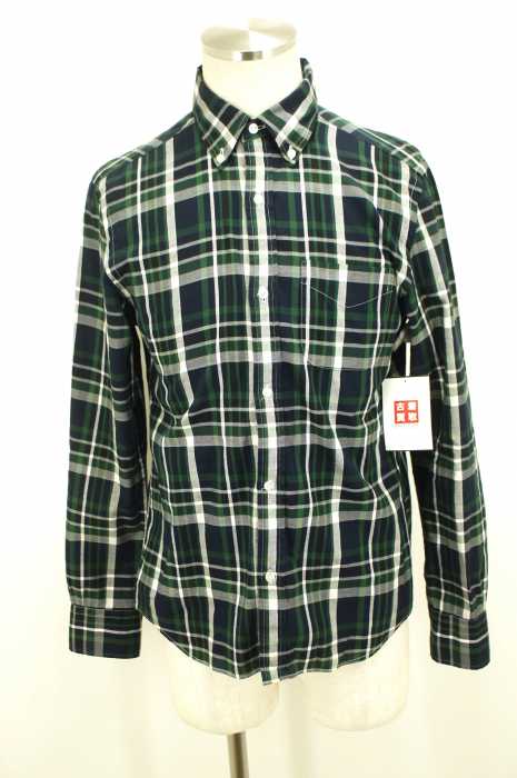 BEAMS （ビームス） チェック柄ボタンダウンシャツ メンズ トップス