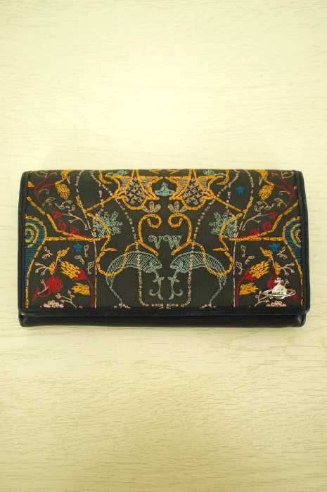 Vivienne Westwood （ヴィヴィアンウエストウッド） マルチカラーステッチデザインウォレット レディース 財布・ケース