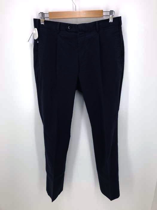 UNITED ARROWS（ユナイテッドアローズ） UDET サッカー 1プリーツ パンツ シアサッカースラックス メンズ パンツ
