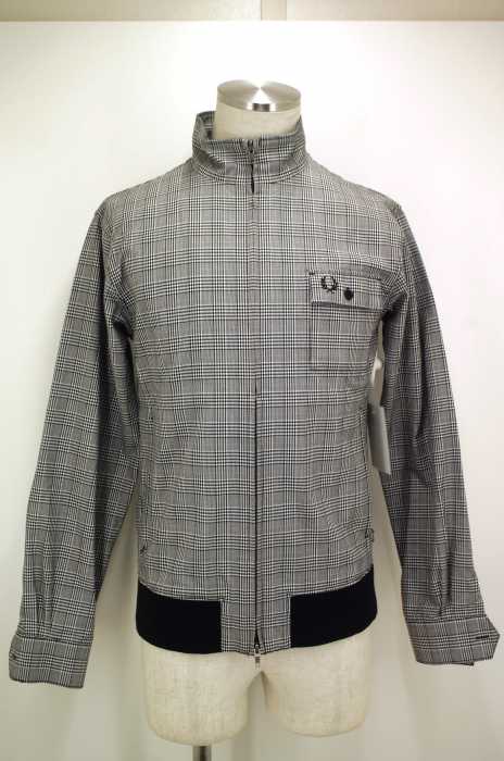 FRED PERRY （フレッドペリー） グレンチェックスタンドカラージャケット メンズ アウター