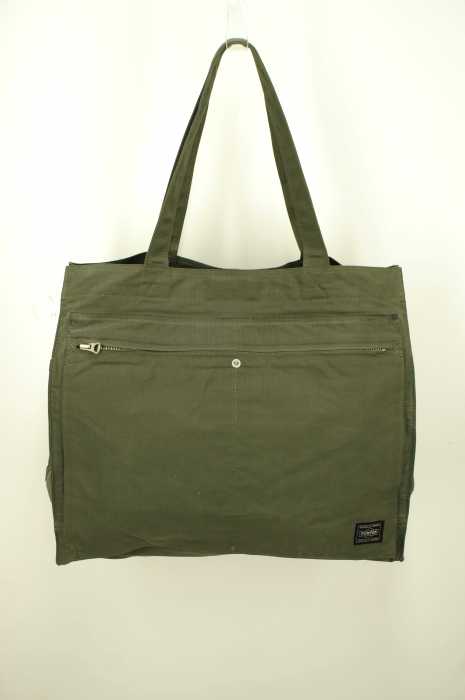 PORTER （ポーター） CUBE リップストップコットン パラフィン加工 メンズ バッグ