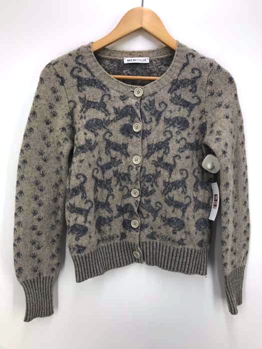 SEE BY CHLOE(シーバイクロエ) キャットニットカーディガン レディース トップス