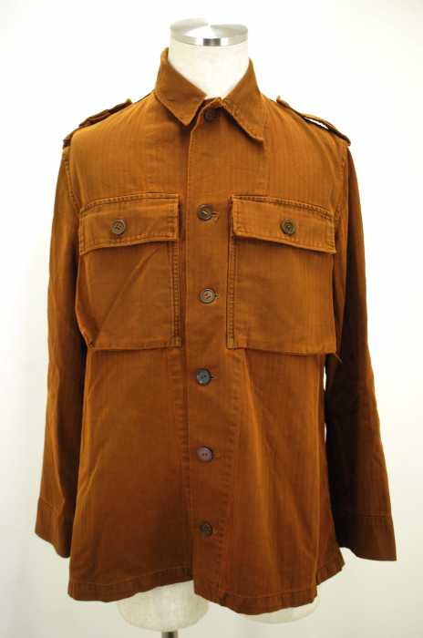 USED (ブランド不明) 66年製 オランダ軍ヘリンボーンミリタリージャケット メンズ アウター