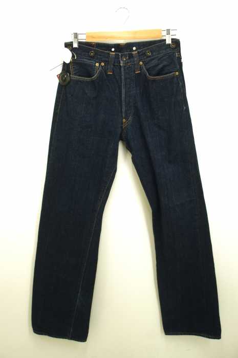 Levi's （リーバイス） バレンシア工場 1920年 ビンテージ復刻モデル 青耳 シンチバックベルト 555 メンズ パンツ