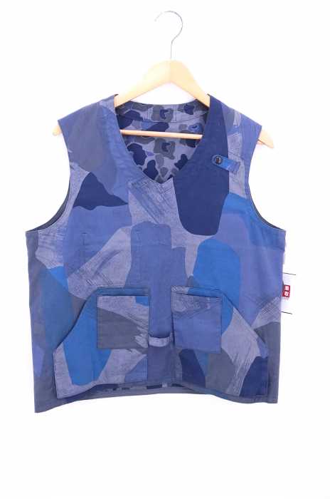 NIGEL CABOURN (ナイジェルケーボン ) REVERSIBLE VEST UK&US CAMO メンズ トップス