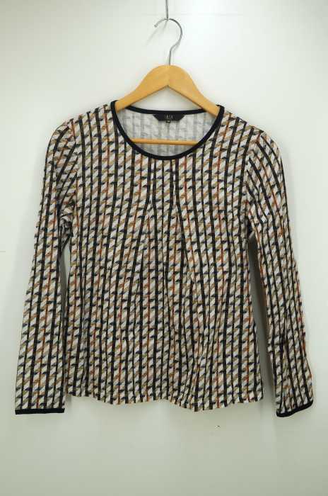 DAKS LONDON(ダックスロンドン) 総柄プリントクルーネックカットソー レディース トップス